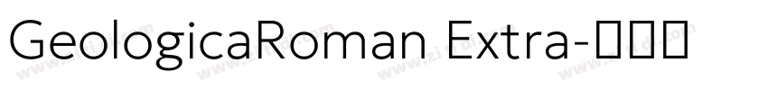 GeologicaRoman Extra字体转换